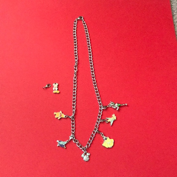 Disney Mickey Mouse charm necklace adjustable - Picture 1 of 5